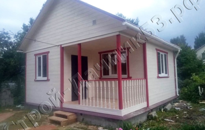 1 Каркасно-щитовой дом ОД-4 6×6, 36 м², Московская область, Дмитровский район, Село Орудьево (5)